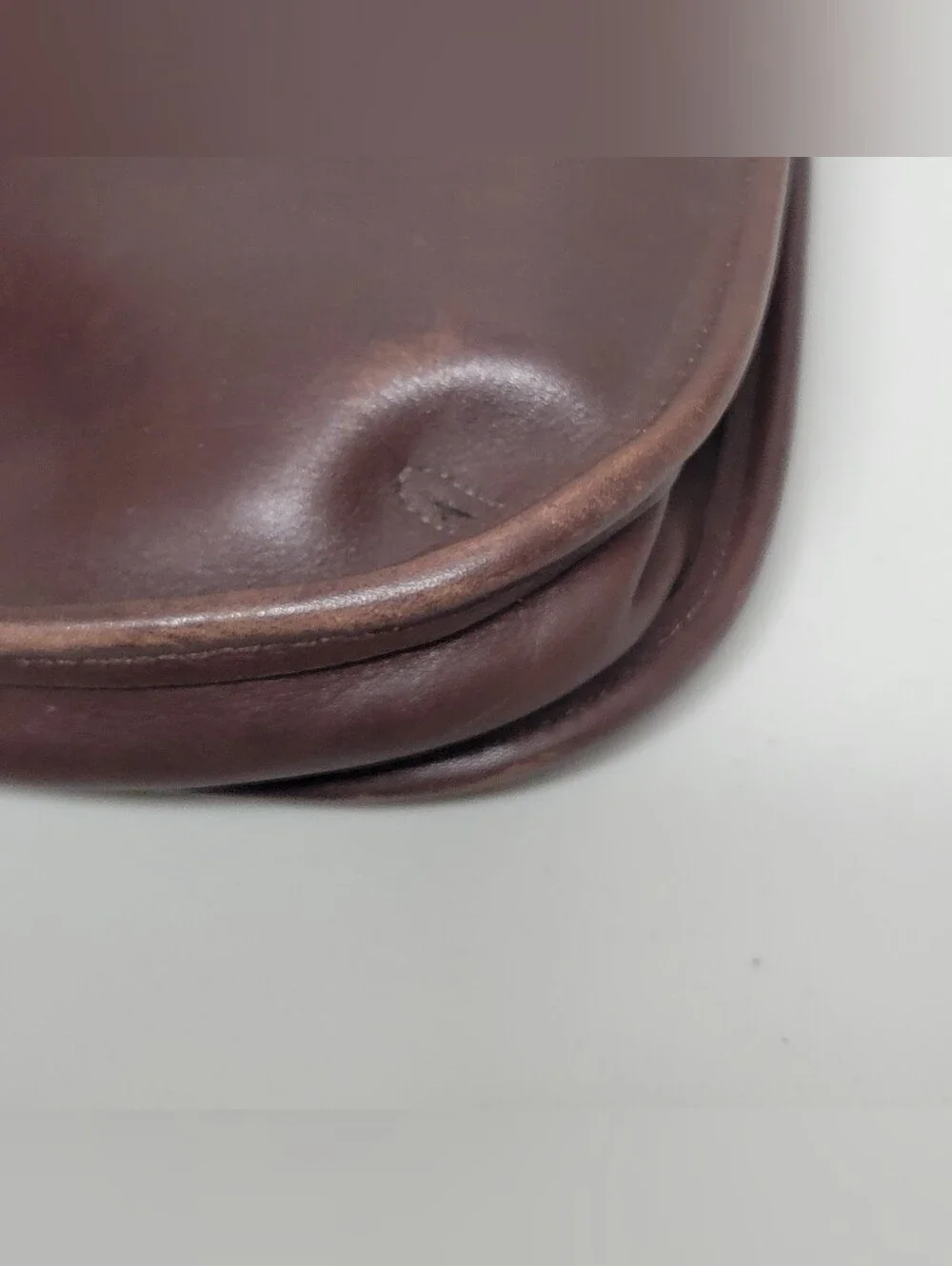 Coach Vintage  Ergo Leather  #9020 In Mahogamy Brown.